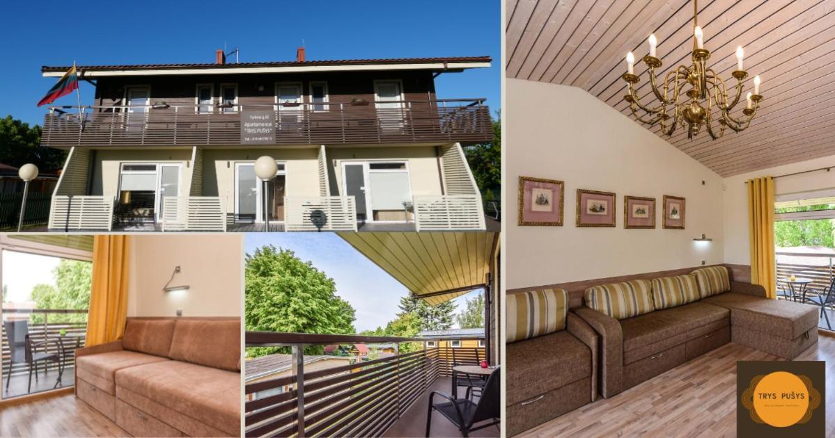 Apartamentai Trys Pusys Šventoji Exteriér fotografie