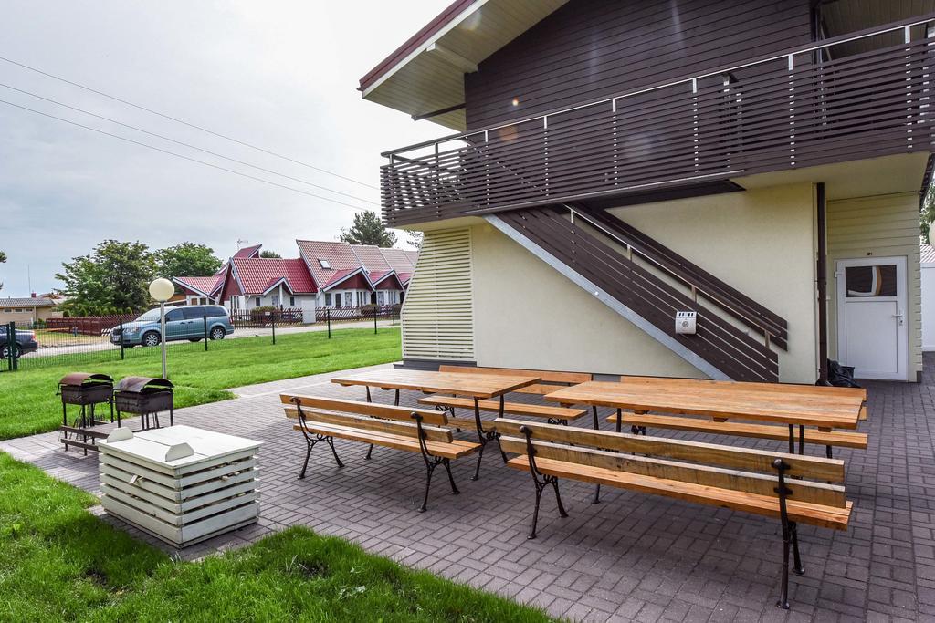 Apartamentai Trys Pusys Šventoji Exteriér fotografie